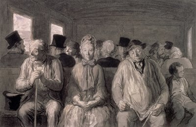 El vagón de tercera clase de Honoré Daumier